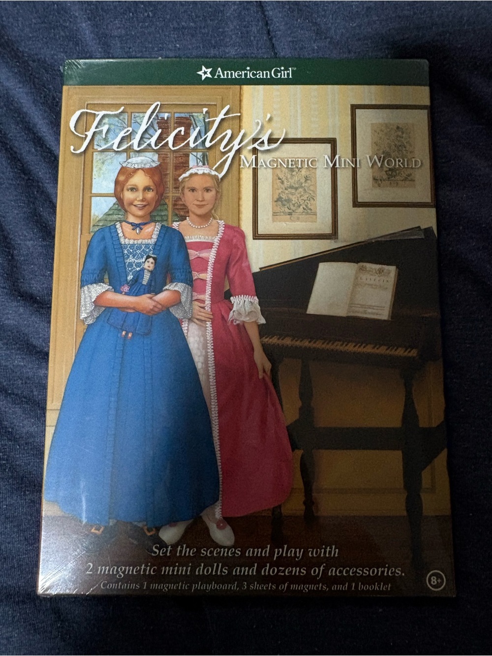 Vintage American Girl Felicity’s Magnetic mini World Playset